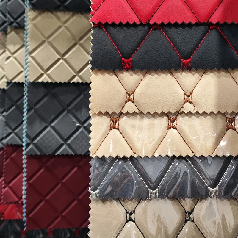 PVC borduurwerk leer kunststof